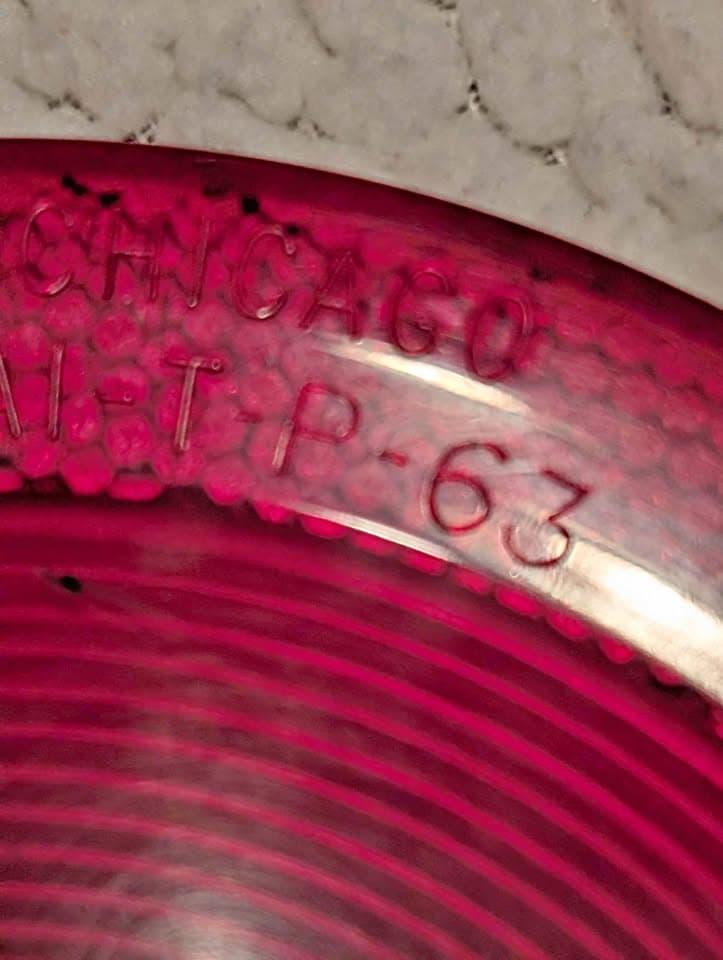 1967 Dodge A100 Van Tail Light Lenses
