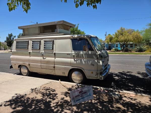 1968 Dodge A108 Pop Up Camper Van