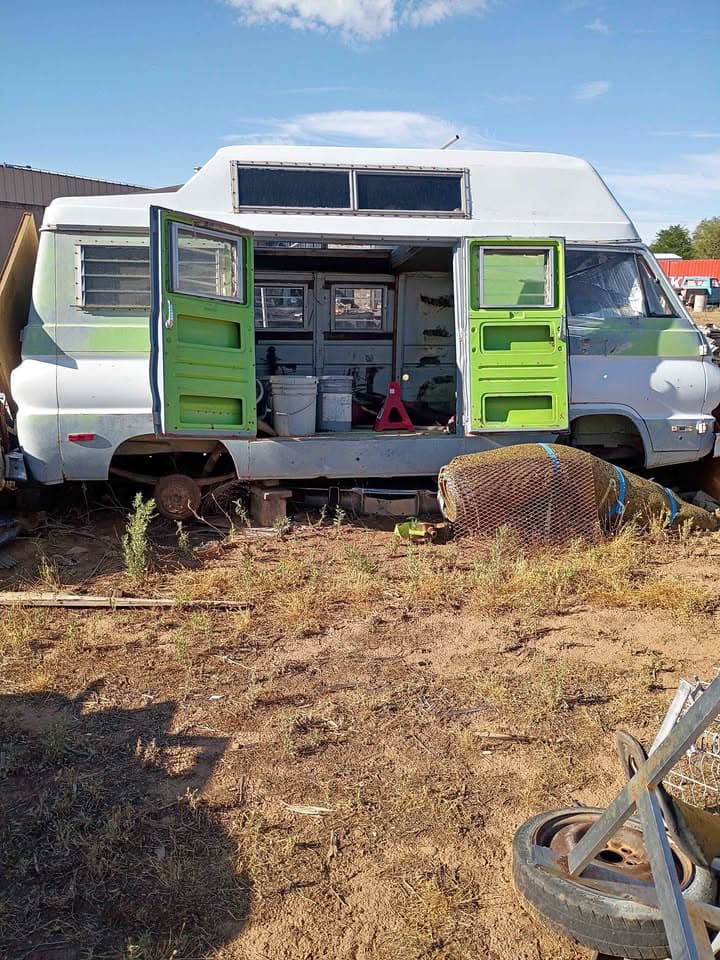 Vintage Dodge A100 High-Top Camper Van Shell